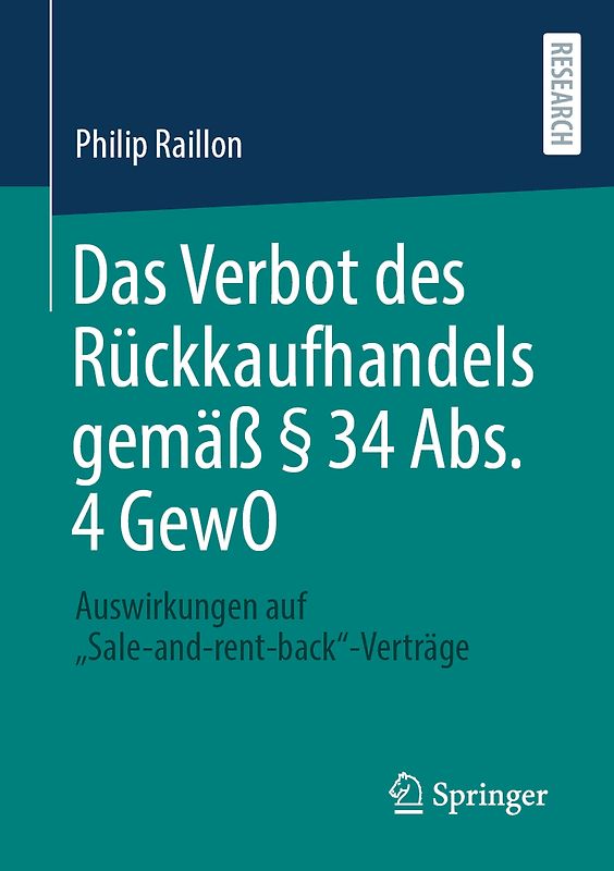 Das Verbot des Rückkaufhandels gemäß § 34 Abs. 4 GewO