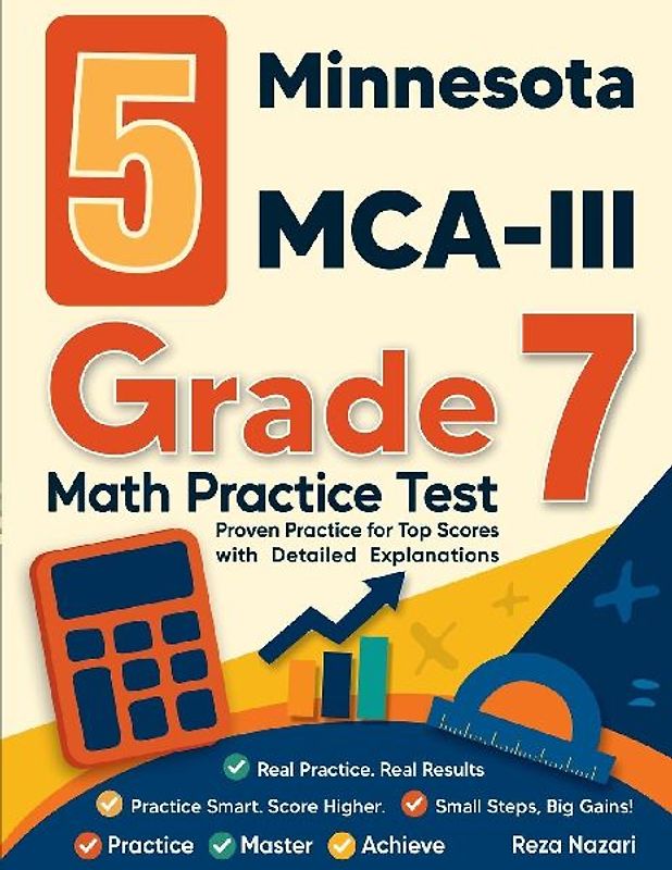 5 Minnesota MCA-III Grade 7 Math Practice Tests