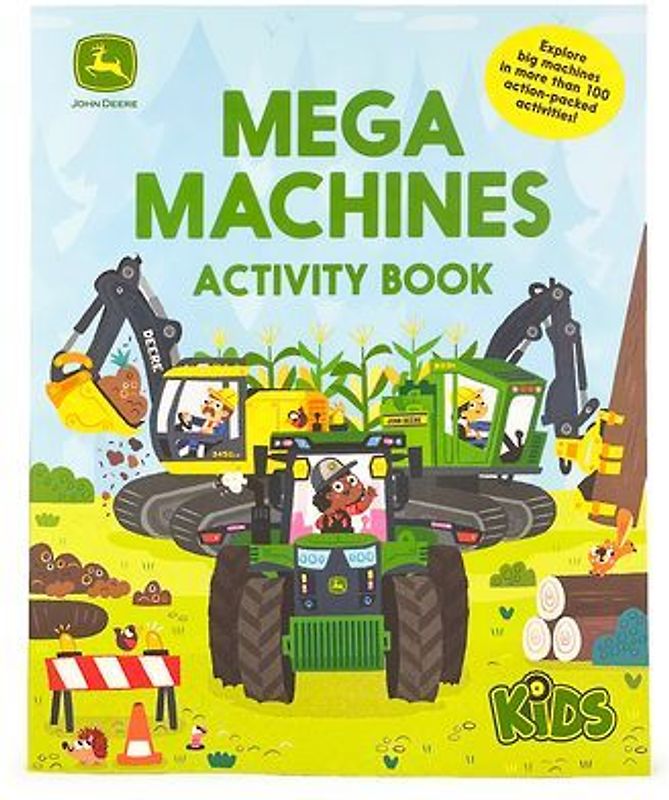 John Deere Kids Mega Machines Activity Book