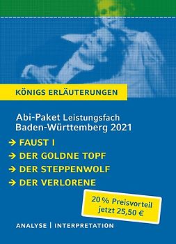 Abitur-Paket Baden-Württemberg 2021 Leistungsfach - Königs Erläuterungen