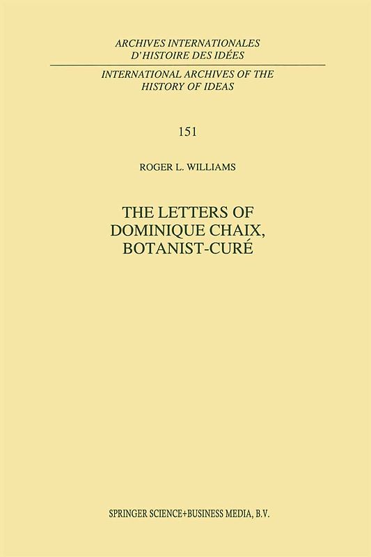 The Letters of Dominique Chaix, Botanist-Curé
