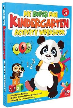 My Super Fun Kindergarten Activity Workbook for Children