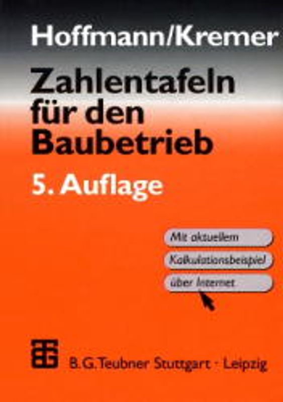 Zahlentafeln für den Baubetrieb