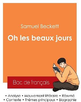 Réussir son Bac de français 2025 : Analyse de la pièce Oh les beaux jours ! de Samuel Beckett