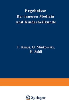 Ergebnisse der Inneren Medizin und Kinderheilkunde