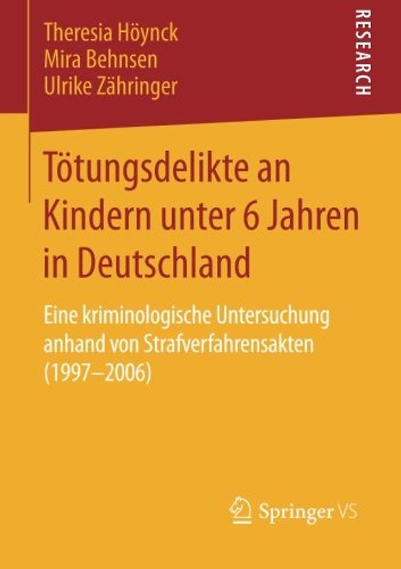 Tötungsdelikte an Kindern unter 6 Jahren in Deutschland