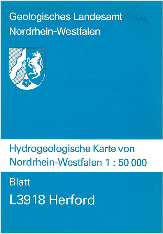 Hydrogeologische Karten von Nordrhein-Westfalen 1:50000 / Herford