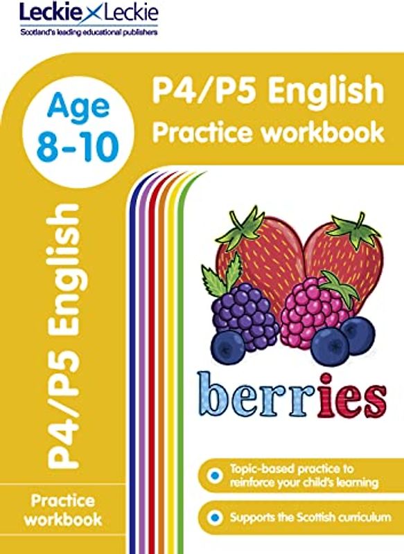 Leckie Primary Success - P5 English Practice Workbook: Extra Practice for Cfe Primary School English
