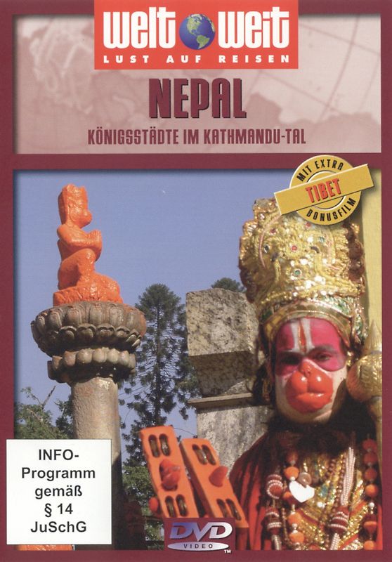 Nepal - Königsstädte im Kathmandu-Tal (mit Bonusfilm Tibet) Reihe welt weit / 1 DVD, Länge: ca. 77 Minuten DVD