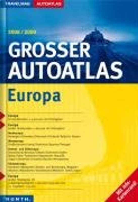 Grosser Autoatlas Europa