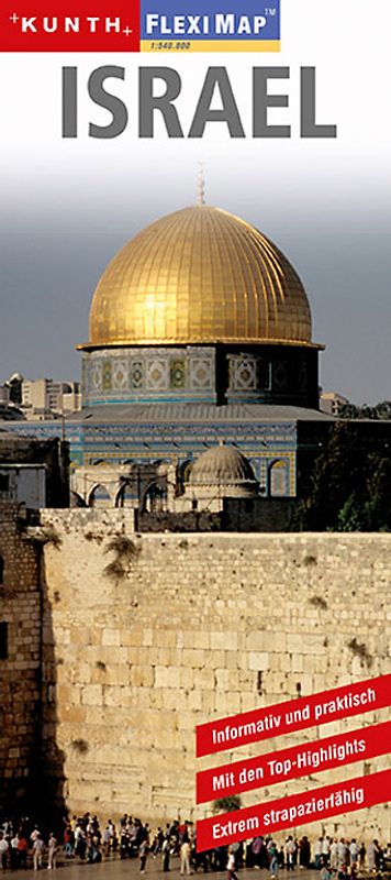 KUNTH FlexiMap Israel 1:540000