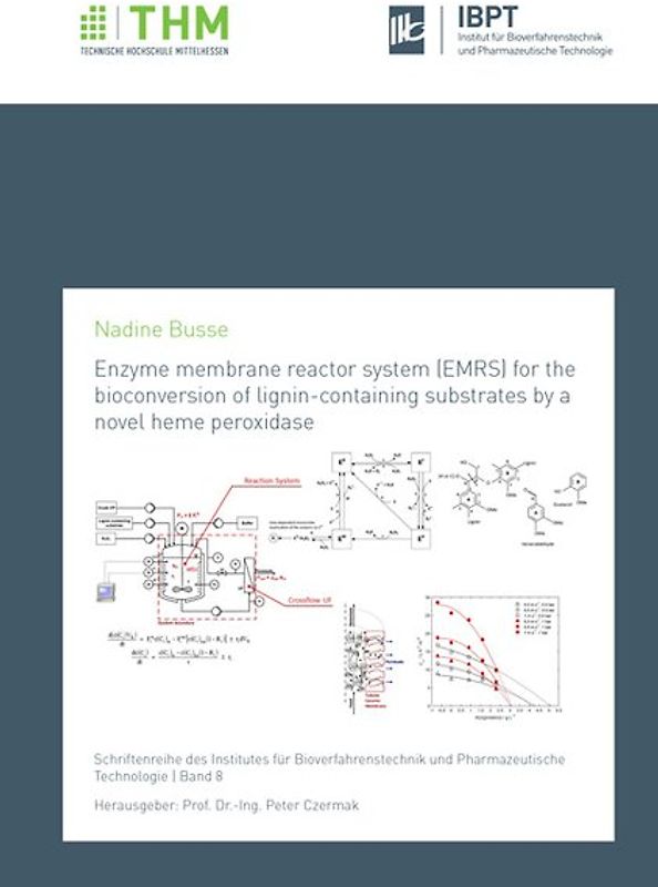 Enzyme membrane reactor system (EMRS) for the bioconversion of lignin-containing substrates by a novel heme peroxidase