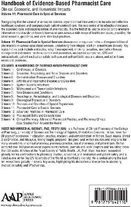 Handbook of Evidence-Based Pharmacist Care