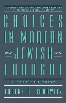Choices in Modern Jewish Thought