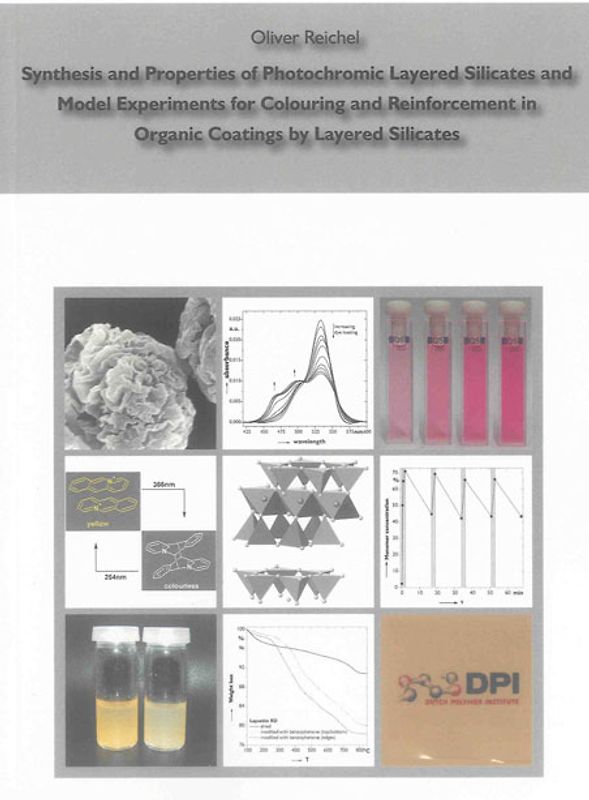 Synthesis and Properties of Photochromic Layered Silicates and Model Experiments for Colouring and Reinforcement in Organic Coatings by Layered Silicates