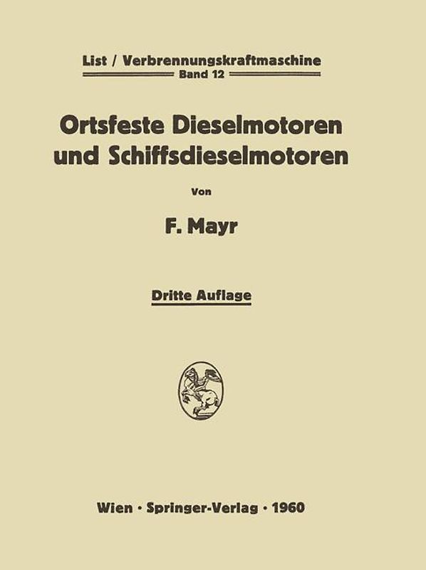 Ortsfeste Dieselmotoren und Schiffsdieselmotoren