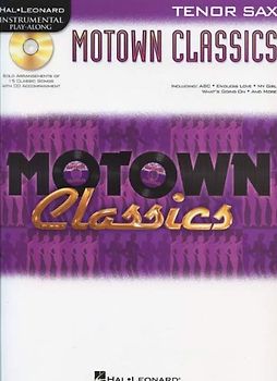 Instrumental Play Along Motown Classics Tenor Sax BK/CD - Various