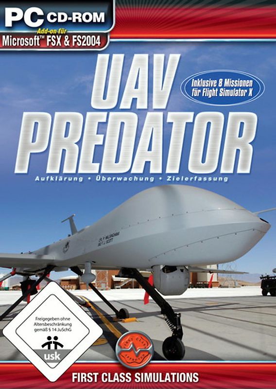 MS FS 2004/FSX AddON: UAV Predator PC Spiele