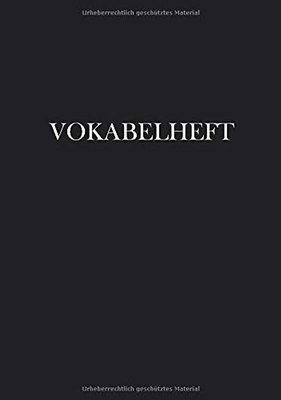 Vokabelheft