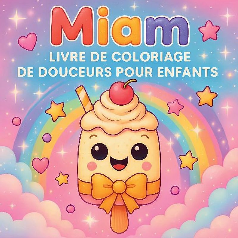 Miam - Livre de coloriage de douceurs pour enfants
