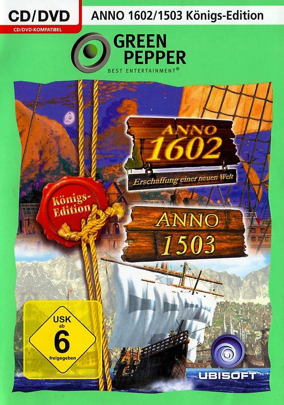 Anno 1602 / 1503 Königs-Edition [2 CD-Roms, Green Pepper] PC Spiele