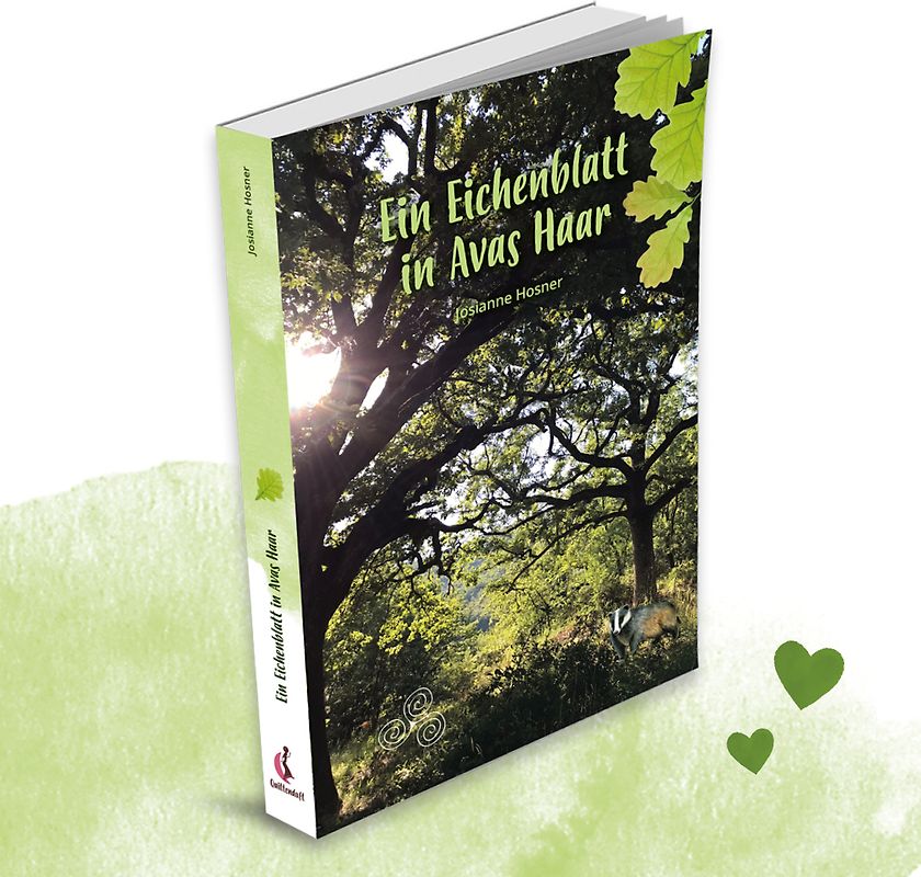 Ein Eichenblatt in Avas Haar