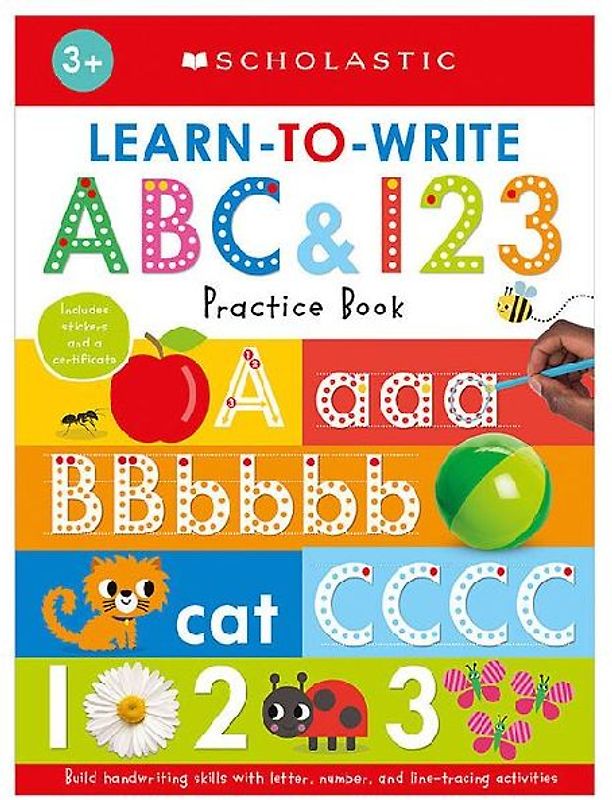 Learn to Write ABC & 123: Scholastic Early Learners (Workbook)