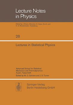 Lectures in Statistical Physics