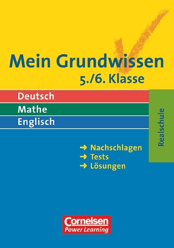 Mein Grundwissen - Realschule / 5./6. Schuljahr - Schülerbuch