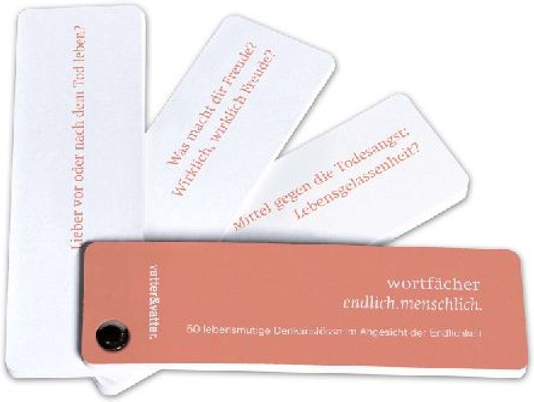 Wortfächer - endlich.menschlich.