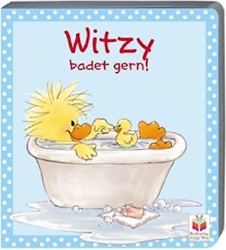 Witzy badet gern!