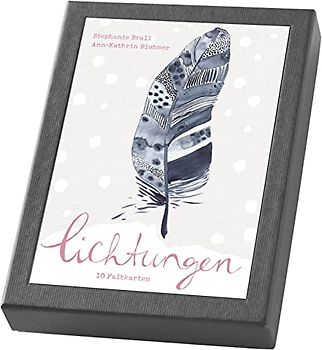 Lichtungen - Kartenset: 10 Weihnachts-Faltkarten im Schmuckkarton (Mit Herz und Hand gemacht)