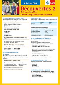 Découvertes Série jaune / Série bleue 2 - Auf einen Blick