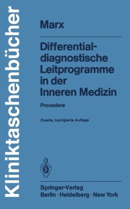 Differentialdiagnostische Leitprogramme in der Inneren Medizin