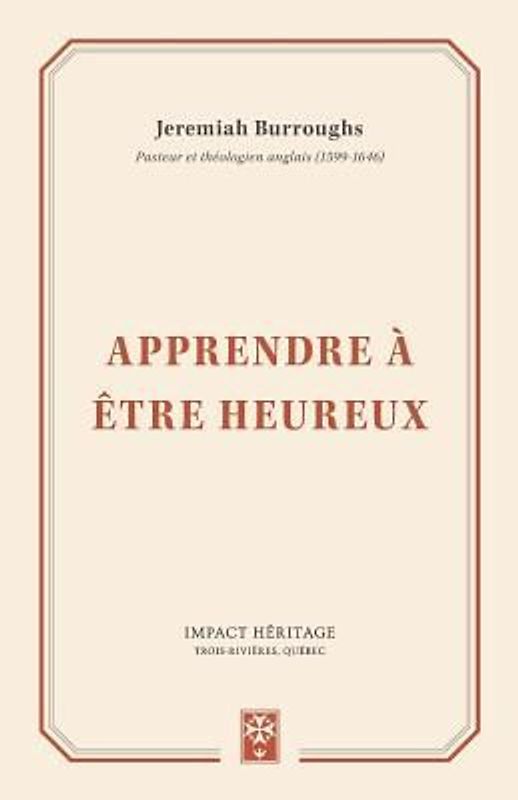 Apprendre à être heureux (Learning to be Happy)