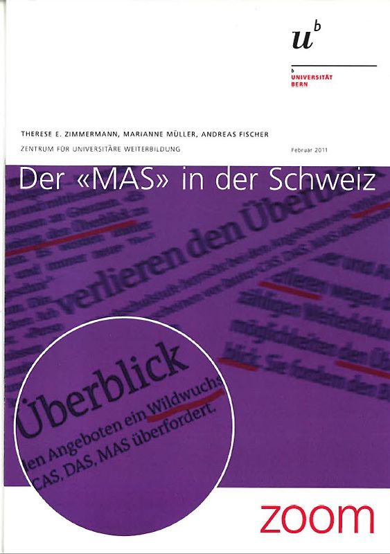 Der "MAS" in der Schweiz