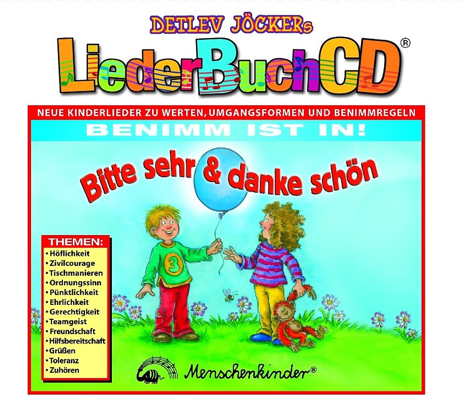 LiederBuchCD Bitte sehr & danke schön