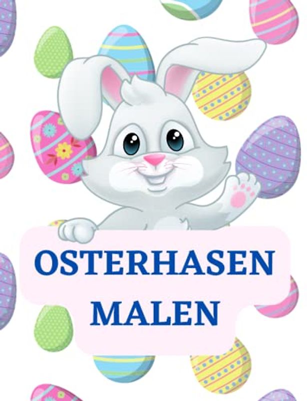 Ostern wird gemalt. Malbuch für Kinder ab 6 Jahren: Diese Ostermotive können einfach von Kindern nachgemalt werden. Die Kacheln in Zahlen werden nachgemalt. Schneller Erfolg beim Zeichnen.