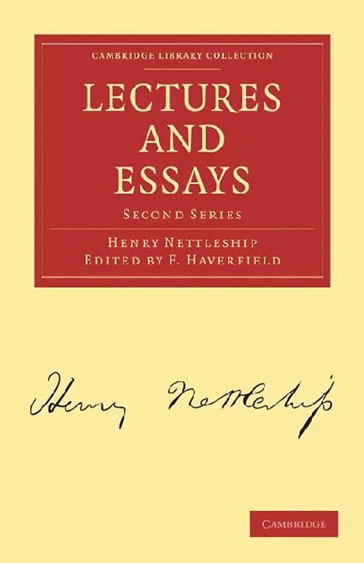 Lectures and Essays