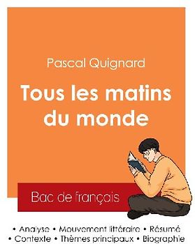 Réussir son Bac de français 2025 : Analyse du roman Tous les matins du monde de Pascal Quignard