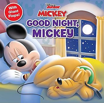 Disney Mickey Mouse Funhouse: Goodnight, Mickey!: With Giant Flaps! (8x8 with Flaps)