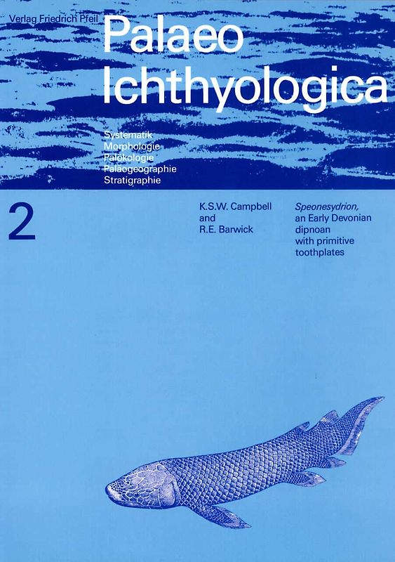 Speonesydrion, an Early Devonian dipnoan with primitive toothplates