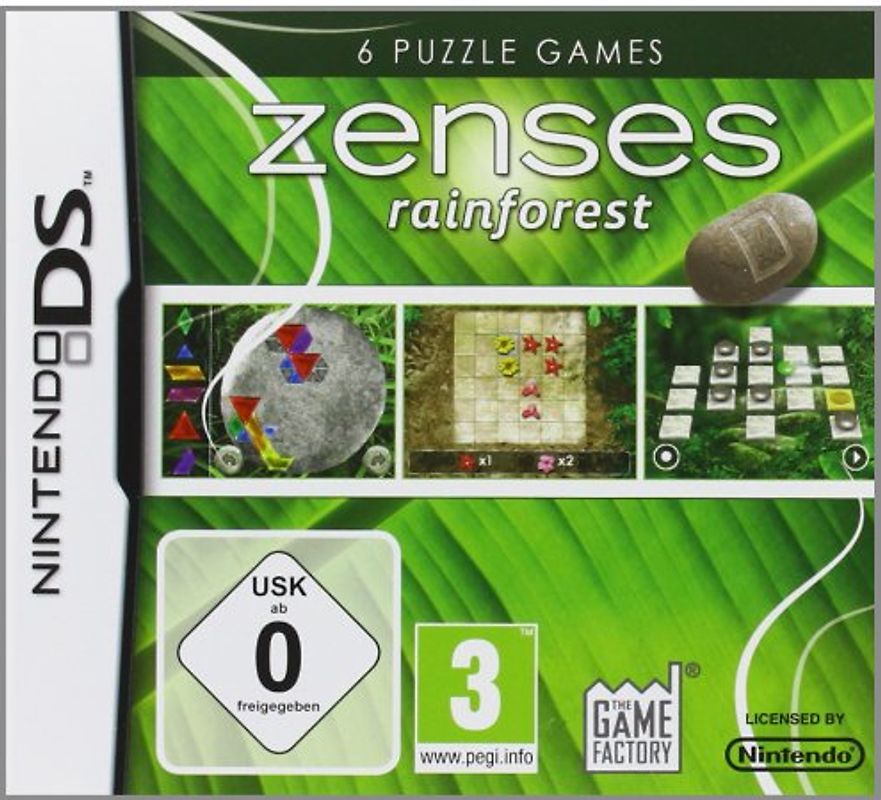Regenwald - 6 Puzzle Games Nintendo DS