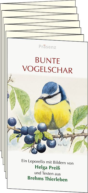 Bunte Vogelschar