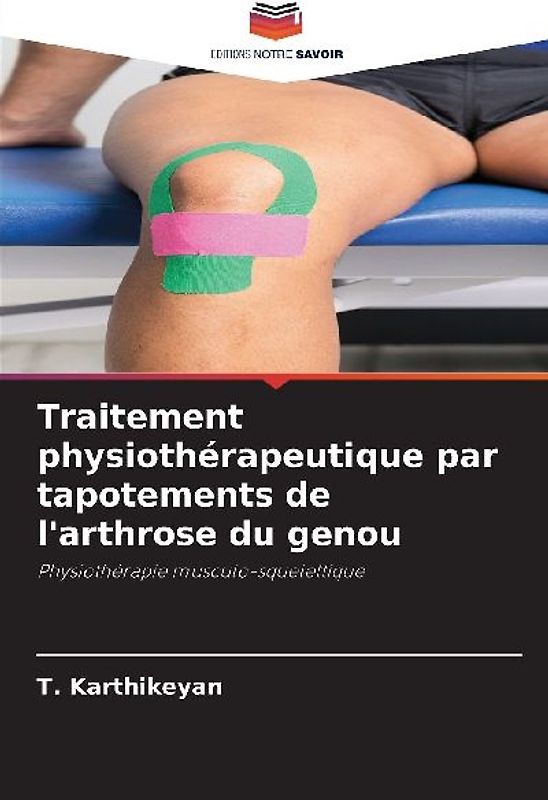 Traitement physiothérapeutique par tapotements de l'arthrose du genou