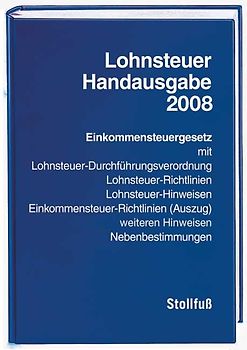 Lohnsteuer-Handausgabe 2008