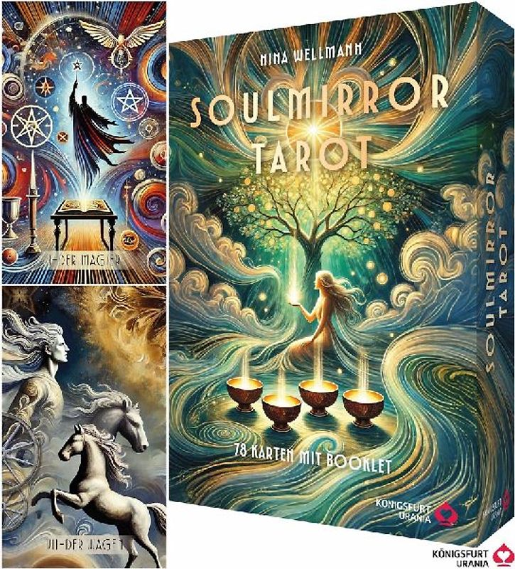 Soulmirror Tarot - 78 Karten mit Buch - (Soul Path, sensitive Tarotkarten)