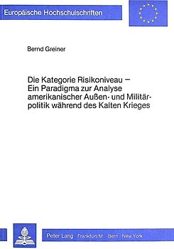 Die Kategorie Risikoniveau