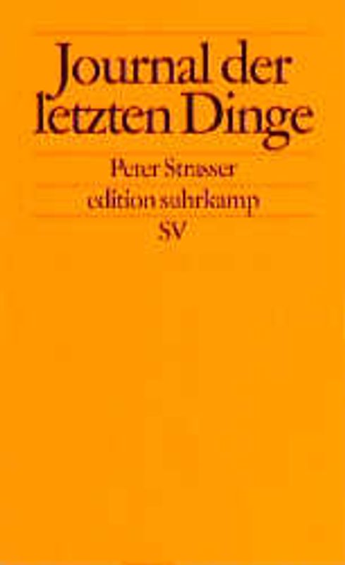 Journal der letzten Dinge