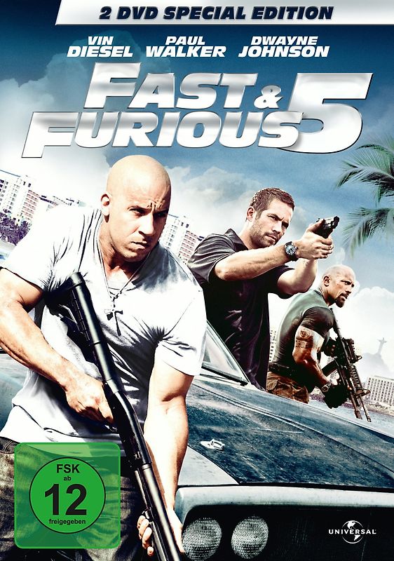 Fast & Furious 5 (Exklusiv bei Alpha, Special Edition, 2 Discs) DVD